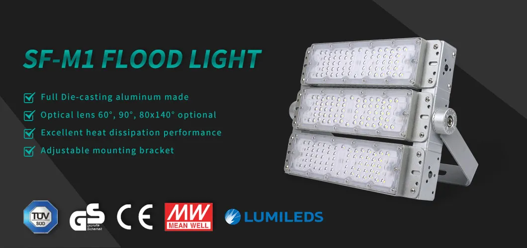 LED Flood Light Module Flood Light 100/200/300/400/500/600W Waterproof LED Floodlight Light