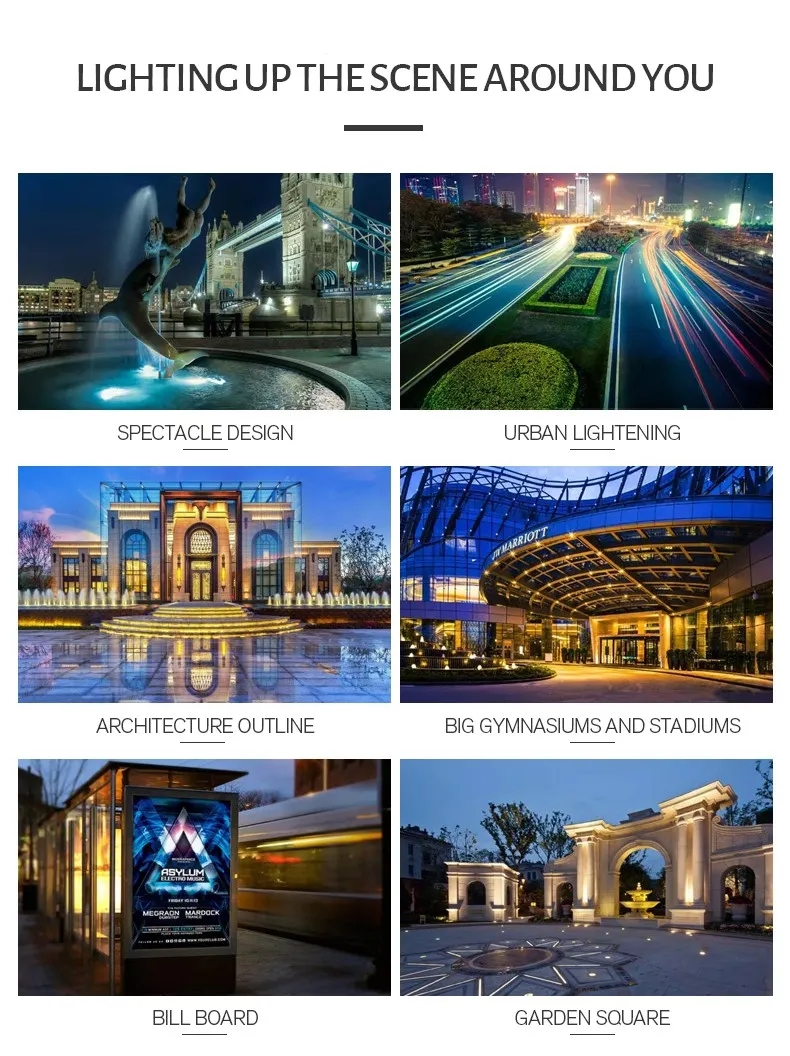 LED Floodlight SMD 30W Outdoor Light 2550lm Ce RoHS IP65 Die-Casting Thick Aluminum