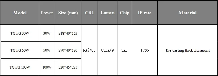 LED Floodlight SMD 30W Outdoor Light 2550lm Ce RoHS IP65 Die-Casting Thick Aluminum
