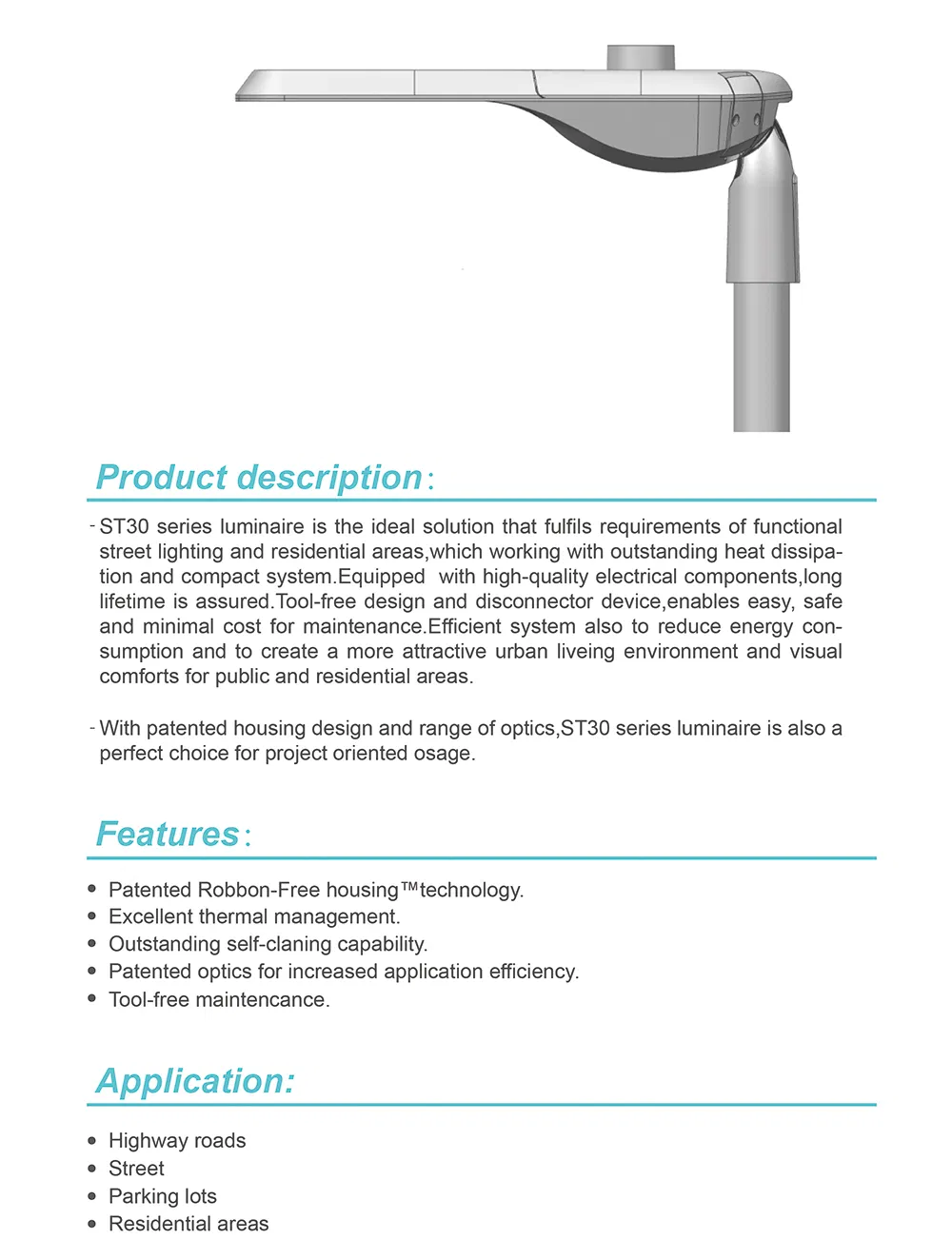 LED Parking Lot Lighting LED Street Shoebox Pole Light