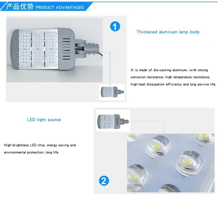 LED Street Lamp 100W LED Module Street Light Farola Exterior LED IP65
