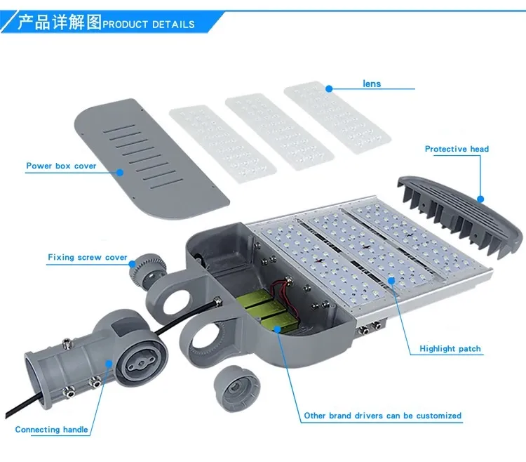 LED Street Lamp 100W LED Module Street Light Farola Exterior LED IP65