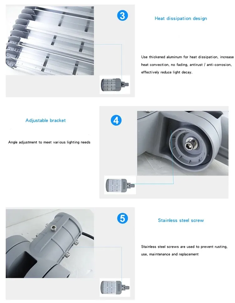 LED Street Lamp 100W LED Module Street Light Farola Exterior LED IP65