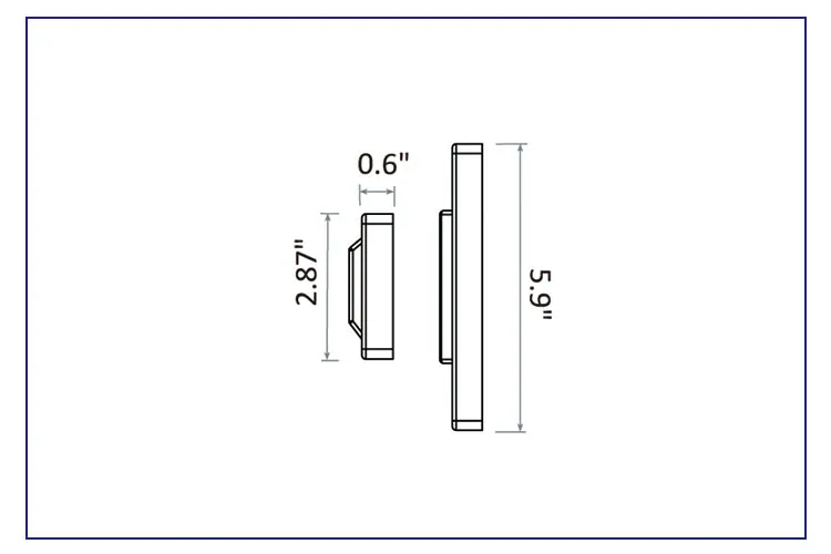 Ltv 2W Outdoor Brass Step Light IP65 LED Stair Wall Light