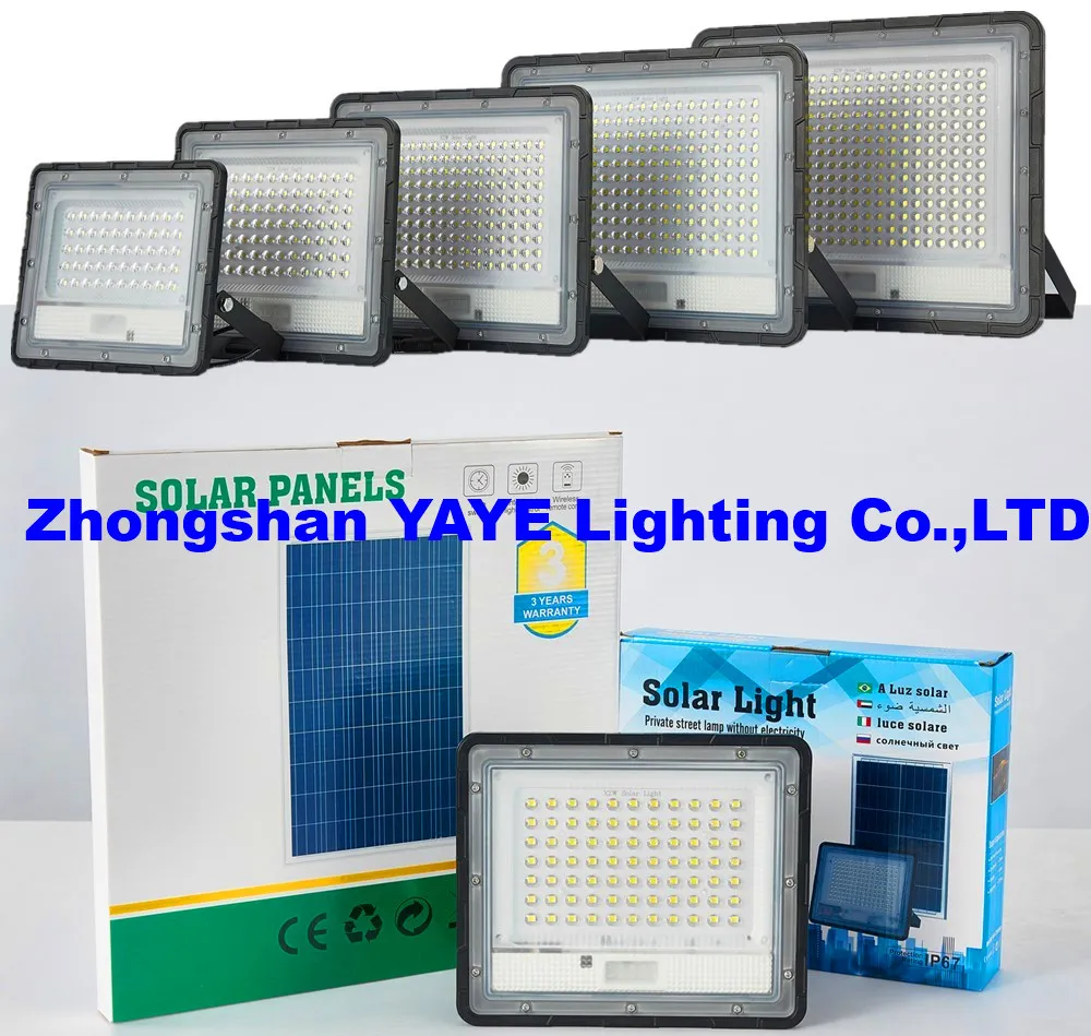 Manufacturer Factory Distributor 600W/500W/400W/300W/200W/150W/100W/50W Solar LED Street Light Outdoor All in One Camera COB SMD Wall Flood Garden Road Light