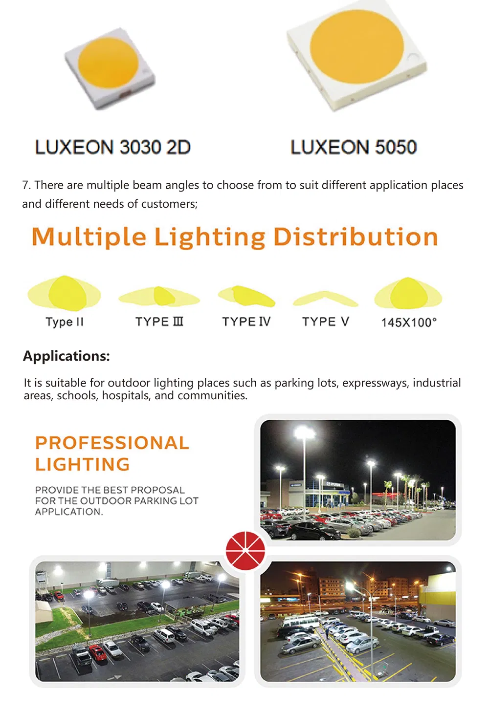 MW, Inventronics Driver 130lm/W Lumens LED Street Lights with ENEC, TUV, CB, RoHS, ISO Cerificate