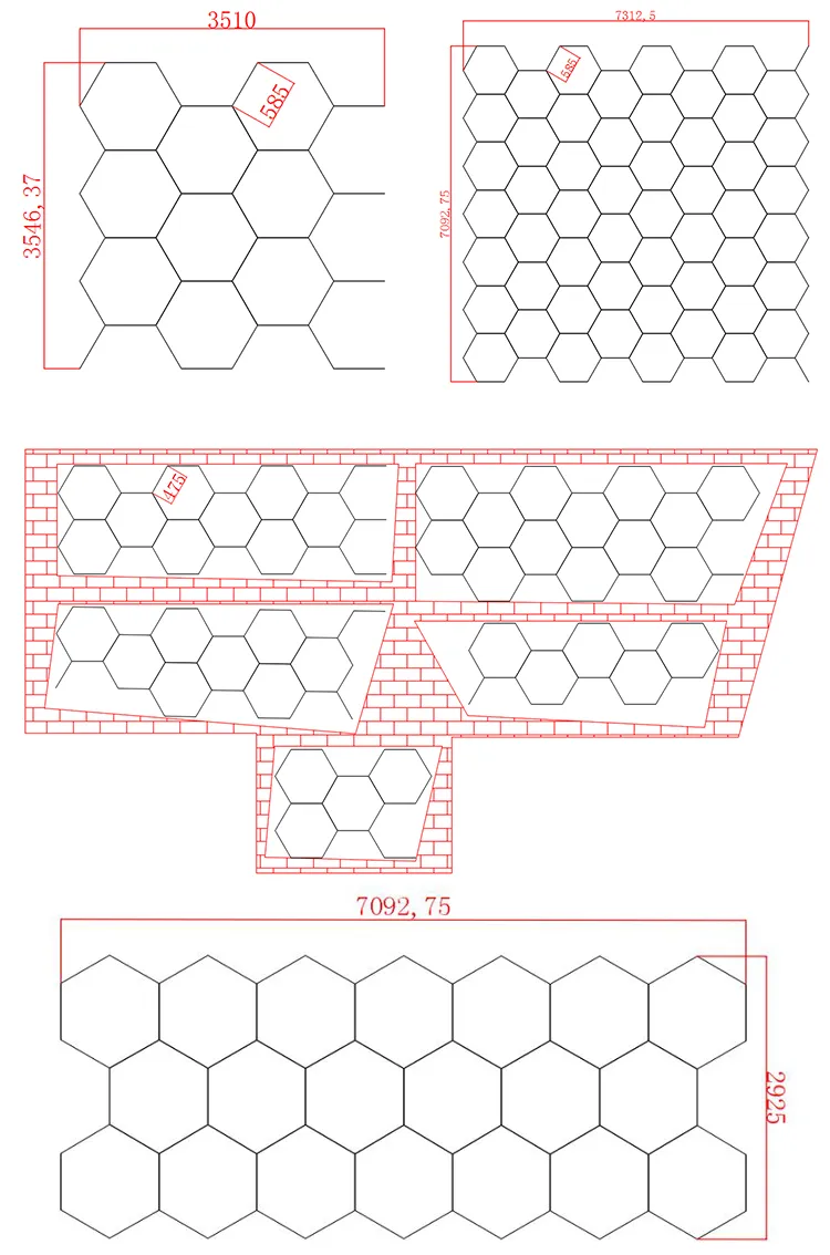 New Design High Quality Brightest High CRI and High Lightness Export to Japan 12 Watt LED Hexagonal Wall Light