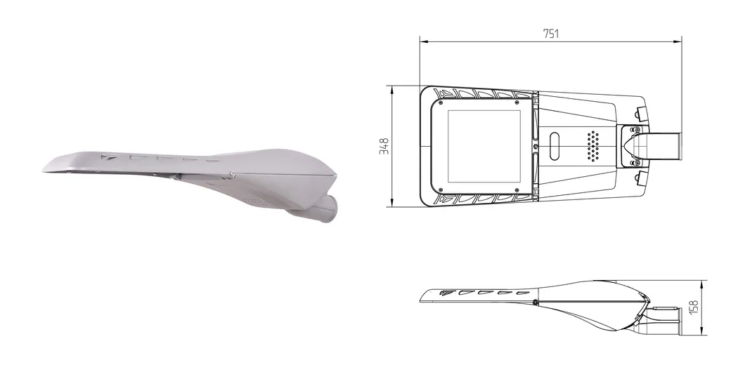 New Designer Popular in Southeast Asia Outdoor IP66 JY05L 120-200W LED Street Light