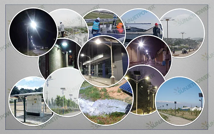 Outdoor Government Project Jinko Panel High Power 80W 160lm/W LED Street Light TUV SGS BV Inspected Factory for Integrated All in One Lampadaire Solaire