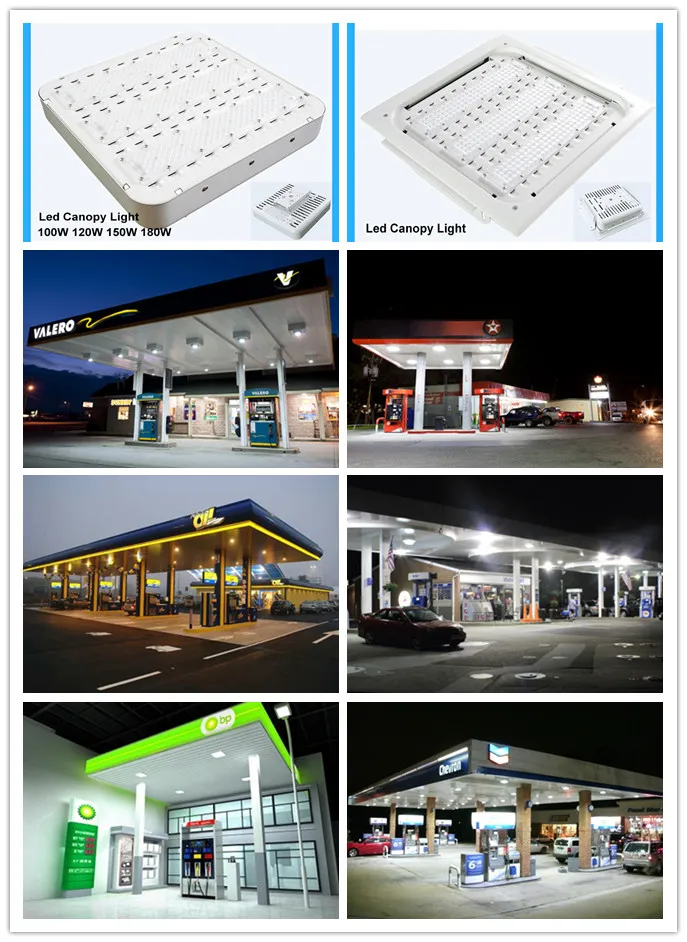 Outdoor Petrol Station Light 90W LED Canopy Gas Station Light