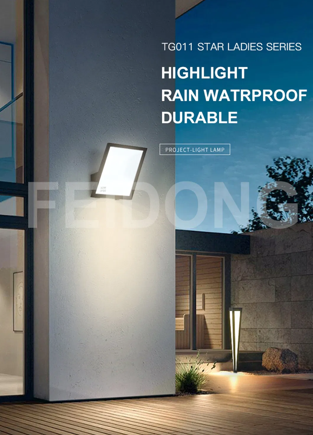 Pakistan Price Good Quality Floodlight LED Lighting Circuitry Design High Quality Outdoor Flood Light