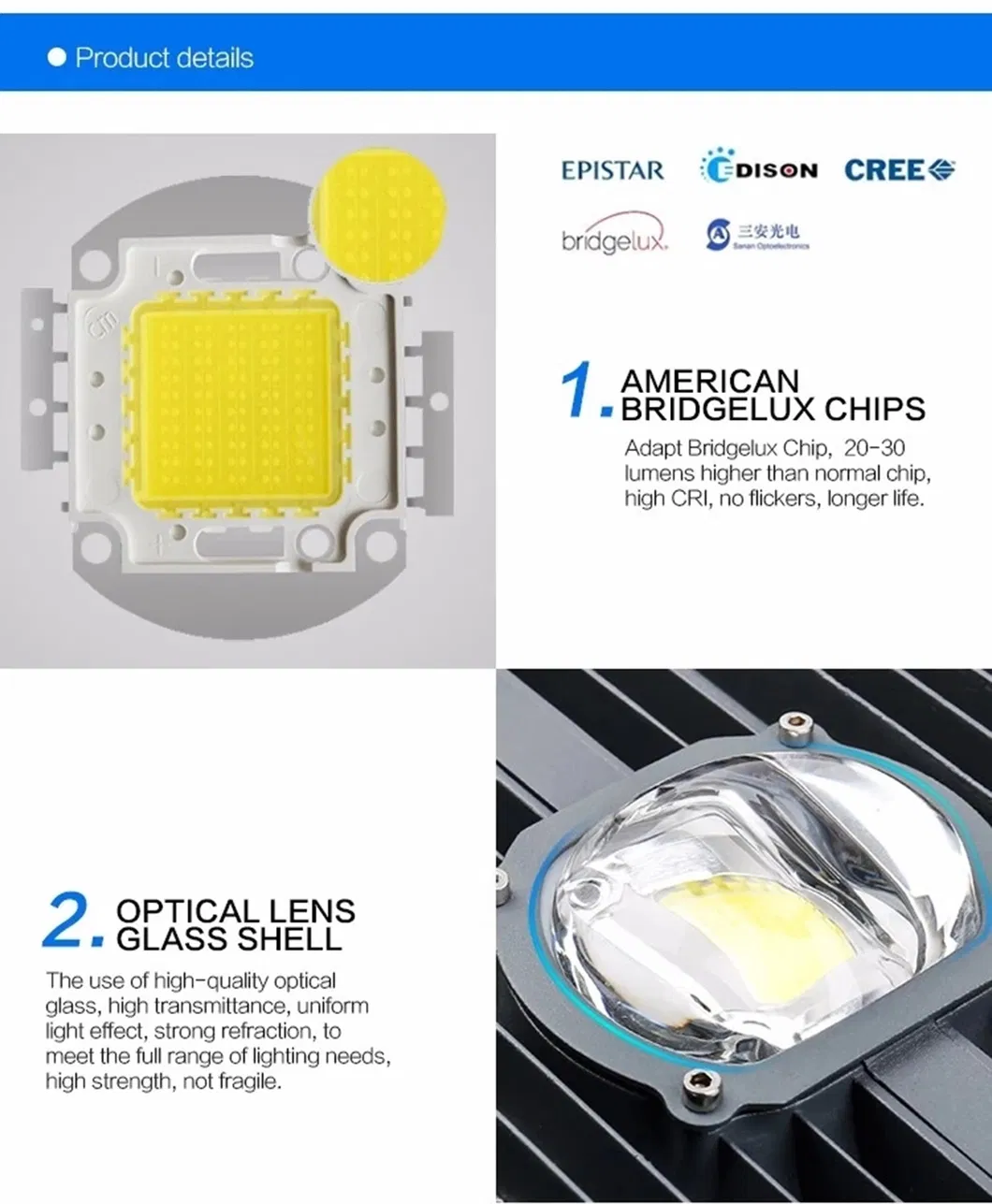 Professional Safety Highway Garden Sand Grey Painting COB Chip Street Lamp LED Road Light