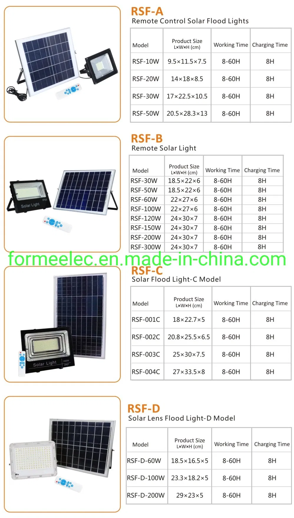 Projecting Light Spotlight 50W LED Flood Light Rechargeable Floodlight