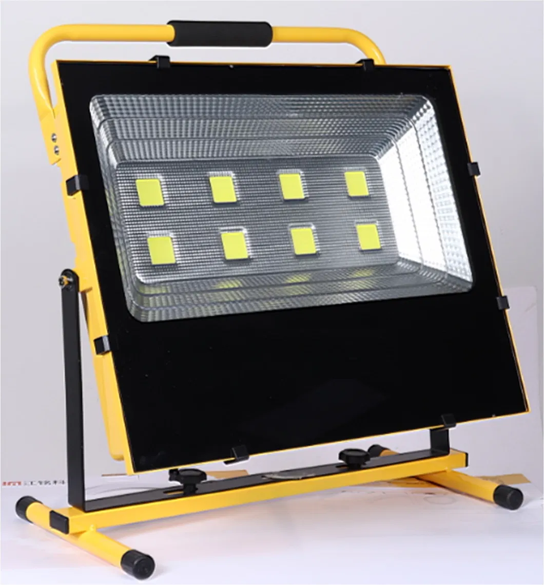 Projecting Light Spotlight 50W LED Flood Light Rechargeable Floodlight