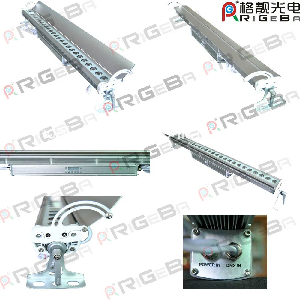 Rigeba 27*3W Waterproof LED UV Black Wall Washer Light for Club