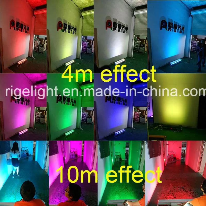 Rigeba 27*3W Waterproof LED UV Black Wall Washer Light for Club