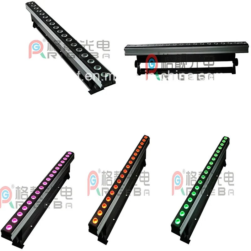 Rigeba Disco DJ Stage18X8w RGBW 4in1 Indoor LED Wall Washer Light for Landscape