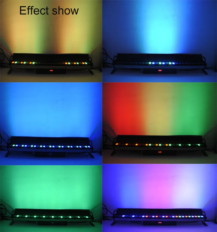 Rigeba Outdoor IP 65 27LEDs 3W RGB 3in1 Wall Washer Light for Landscape