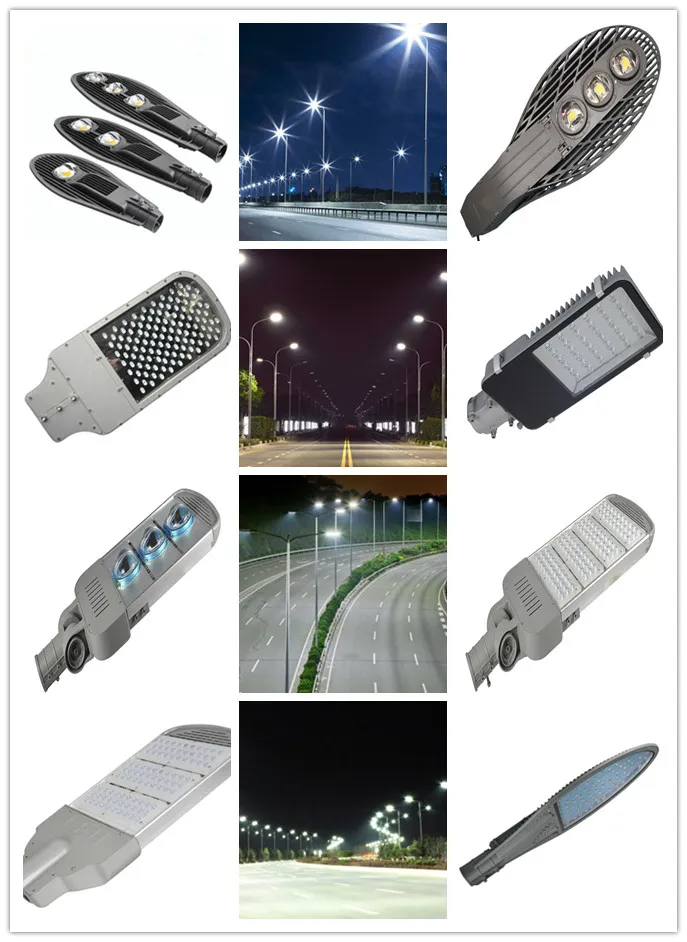 SMD3030 Chip High Power 100W Adjustable LED Street Light IP65 Waterproof