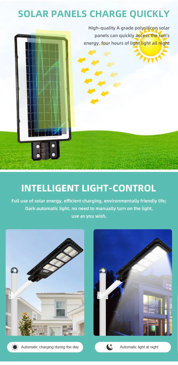 Solar Street Light Remote Control LED Solar 30W Road Lamp