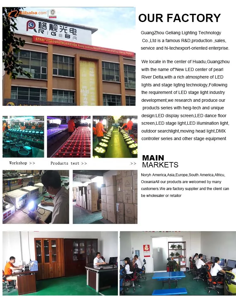 Stage Party DJ Light 18LEDs 8W RGBW 4in1 Indoor LED Wall Washer Light