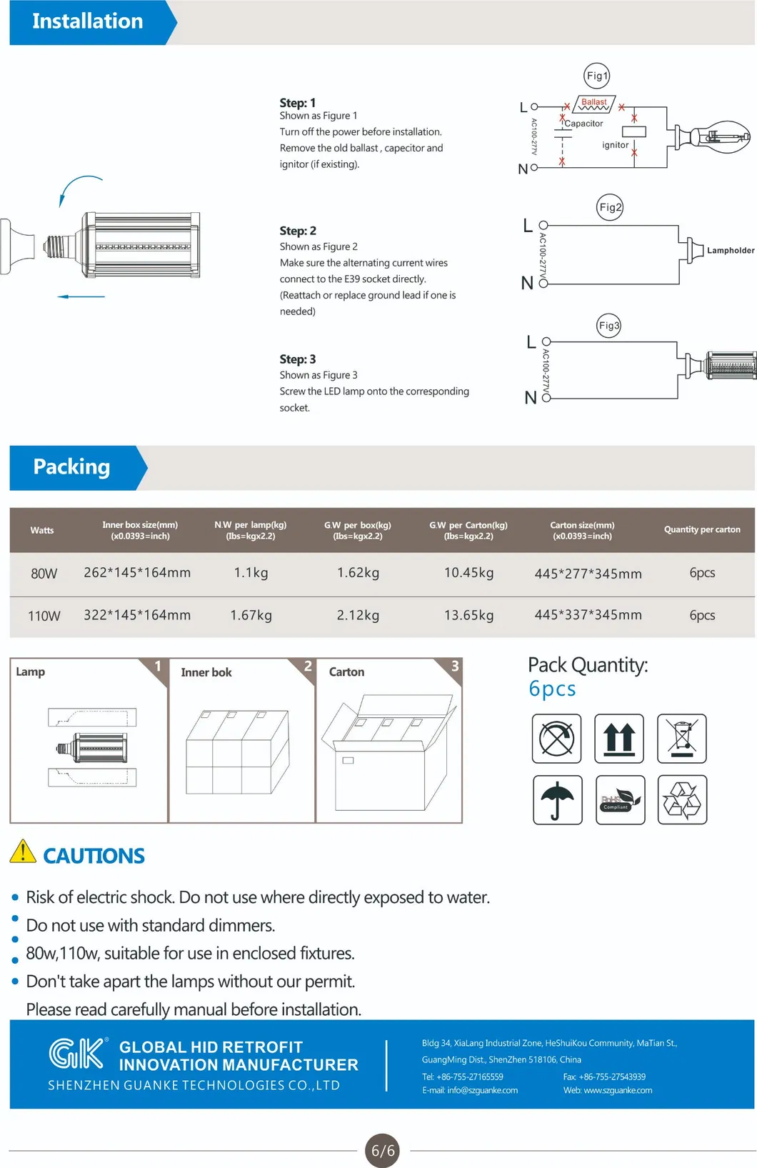 Super Quality High Lumen Ex39 E40 LED Bulb 110W Corn Bulb Light