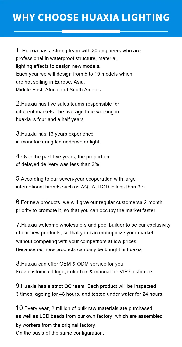 Ultra Thin 8mm Thickness 18W 24W 35W RGB WiFi Control Underwater Light LED Swimming Pool Light