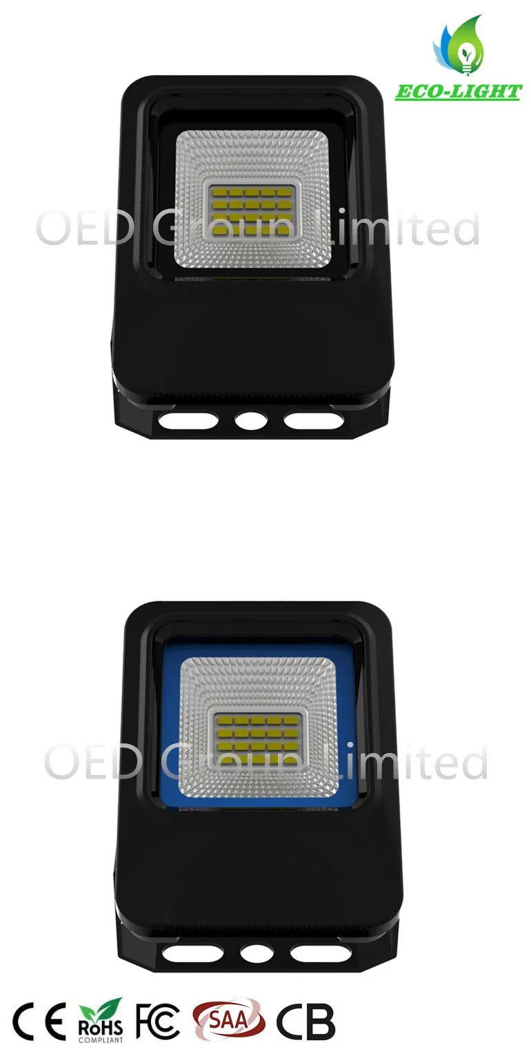 Ultra Thin Outdoor Lighting IP66 RGB Type 50W LED Flood Light with Ce RoHS