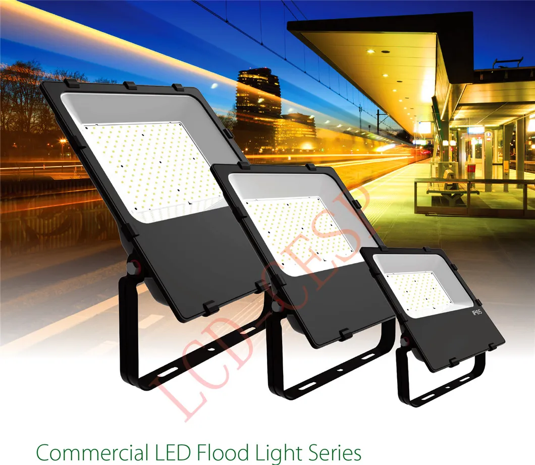 Universal 50W High Lumen 7250lm Outdoor LED Security Lights with Optic 120deg Beam Angle Super Bright Outdoor Flood Light Exterior Light for Billboard Car Park