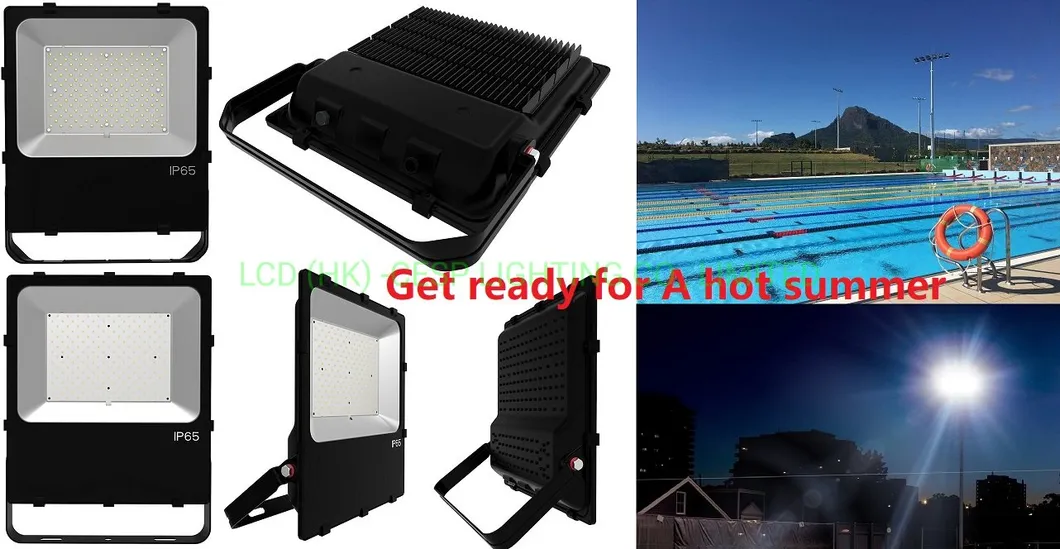 Universal 50W High Lumen 7250lm Outdoor LED Security Lights with Optic 120deg Beam Angle Super Bright Outdoor Flood Light Exterior Light for Billboard Car Park