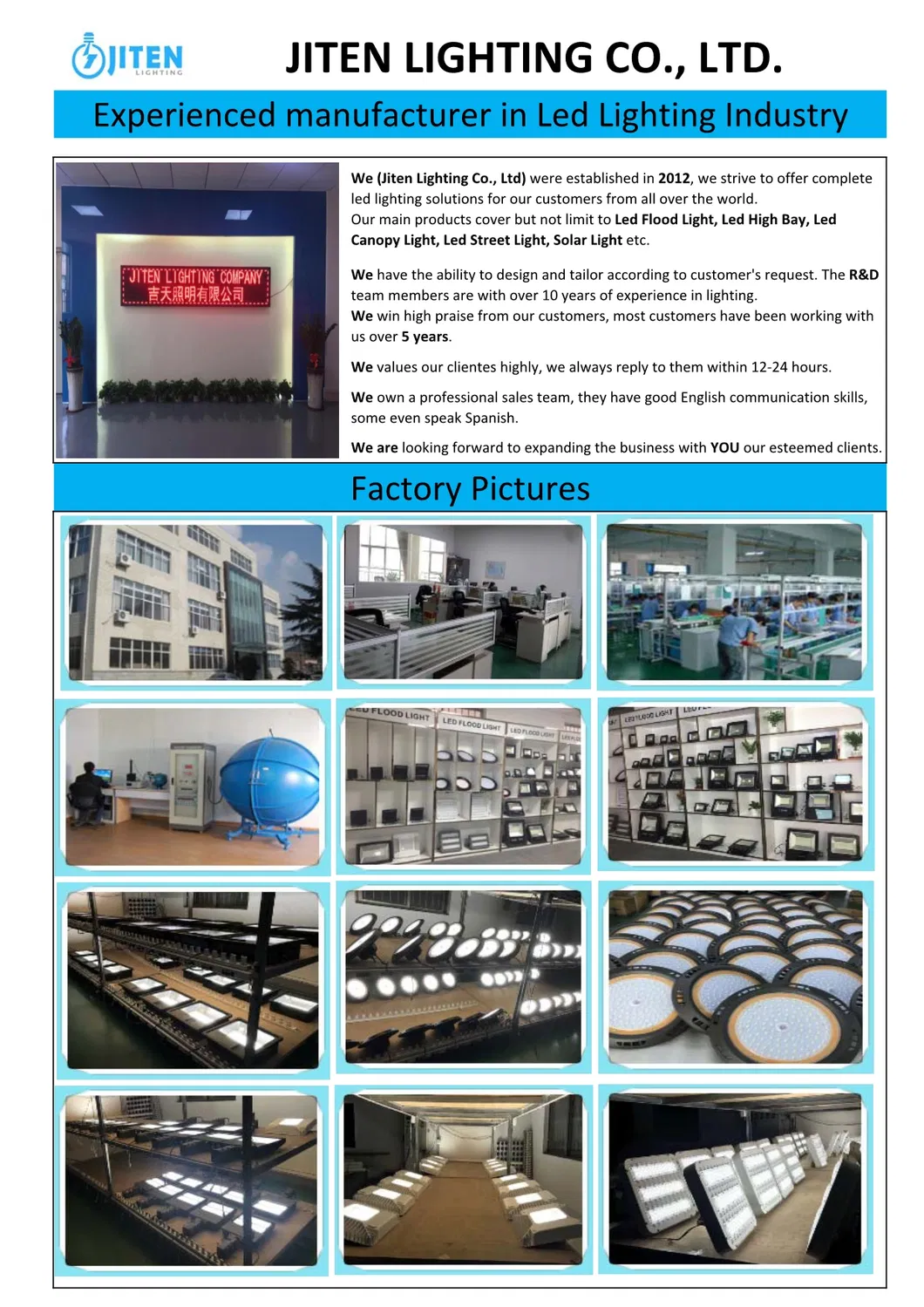 Waterproof IP66 500W LED Flood Light for Football Field Stadium