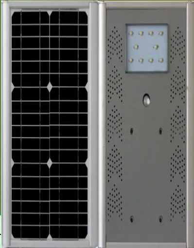 Wholesale Solar Panel Charge LiFePO4 Battery Powered Intelligent All in One 15W LED Garden Street Lantern Lamp Light